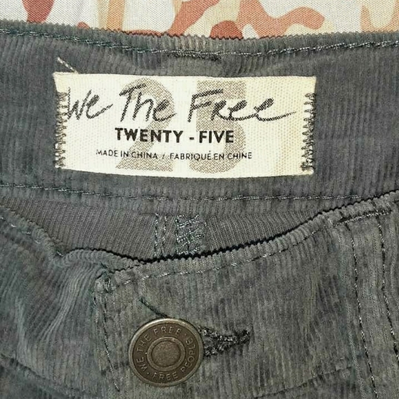 🆕65% off Free People Sun Chaser Dusty Blue Jeans - Picture 5 of 5